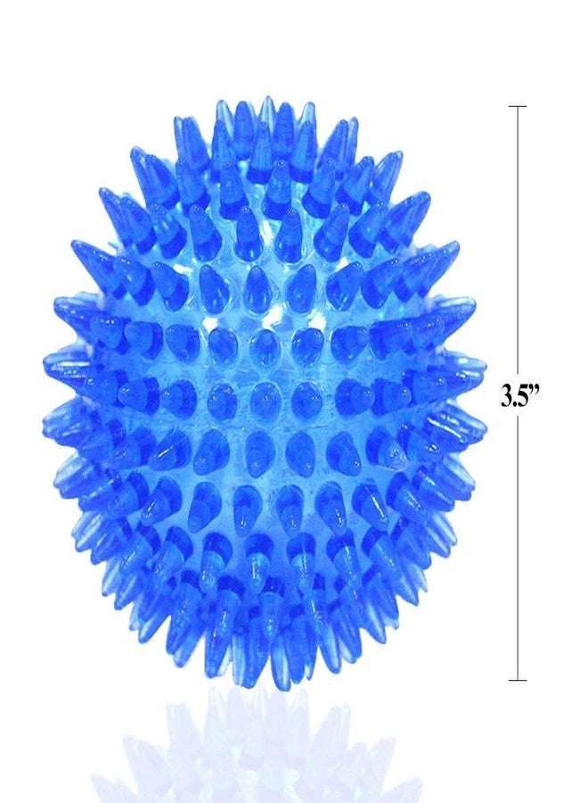 THE DDS STORE Squeaker Interactive Toy for Dogs 1 Piece (Colour May Vary) (Spike Ball) - Image 2
